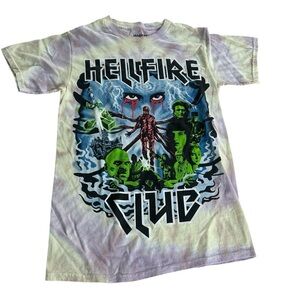 Stranger Things Netflix Market Tee unisex tie dye creepy graphic small  Vecna